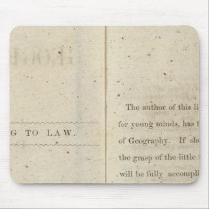 Geografischer Präface-Leser für Dixie-Kinder Mousepad