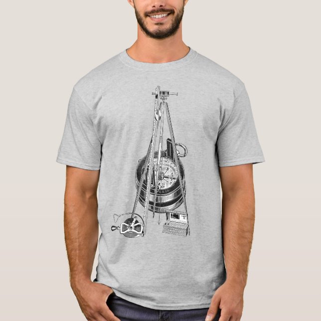 GEOGRAFISCHER T - Shirt DER ERHEBUNG DES LANDES (Vorderseite)