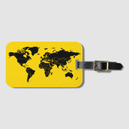 Geografisches Karten-Gepäckanhänger personalisiert Gepäckanhänger