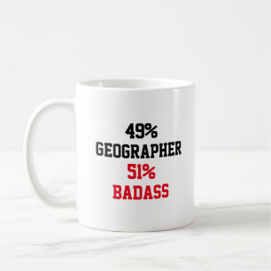 Geographer Badass Kaffeetasse