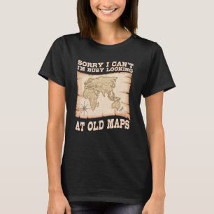 Geographer World Map Kartograf Geografie Geolog T-Shirt