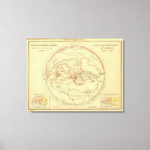 Geographie des Grecs Primitive Leinwanddruck