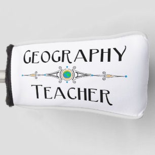 Geographie-Lehrer Dekorative Linie Golf Headcover