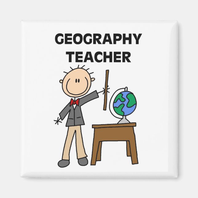 Geographie-Lehrer Magnet (Vorne)