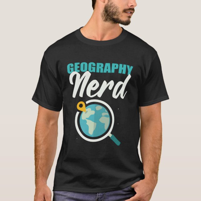 Geographie-Nerd Archäologe T-Shirt (Vorderseite)