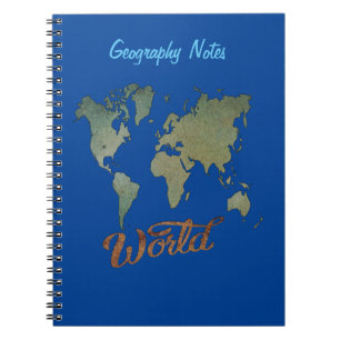 Geographie-Notizbuch für Schüler und Lehrer: Notizblock