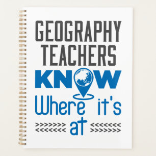Geographielehrer wissen, wo sie sind planer