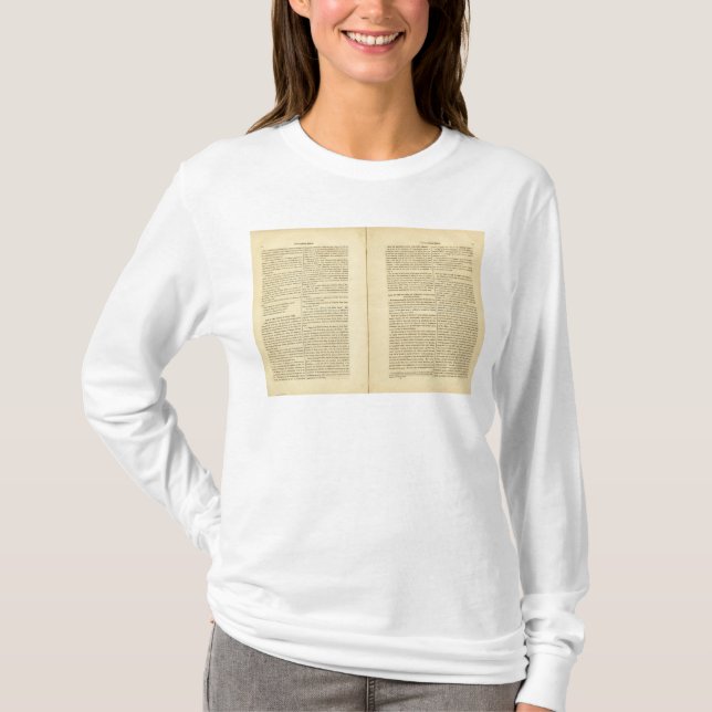 Geographische Abhandlung 2 T-Shirt (Vorderseite)