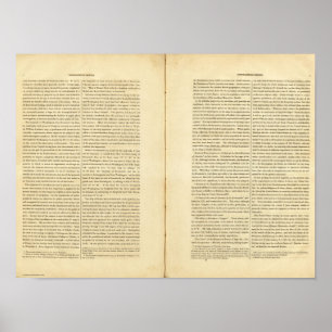 Geographische Abhandlung Poster
