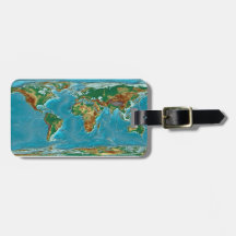 Geographische Weltkarte