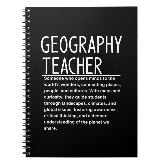 Geography teacher notizblock (Vorderseite)