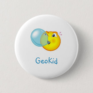 GeoKid Bubblegum Geocaching Swag-Button Button