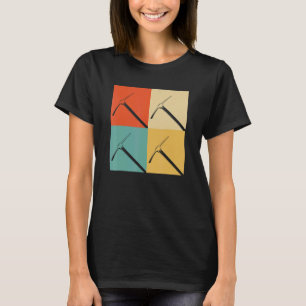 Geologe Bergmann Vintage Retro Pickel T-Shirt