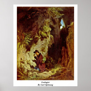 Geologe durch Carl Spitzweg Poster