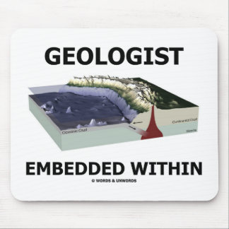 Geologe eingebettet innerhalb (Wegnahme-Zone) Mousepad