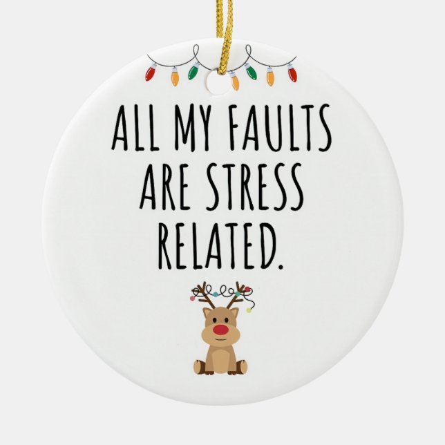 Geologe Funny Keramik Ornament (Vorne)