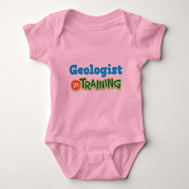 Geologe im Training (Zukunft) Baby Strampler (Vorderseite)
