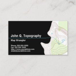 Geologe, Kartograf Topographische Karte Persönlich