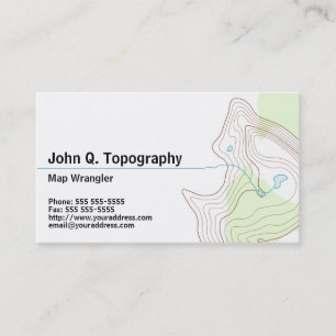 Geologe, Kartograph-topographische Karte
