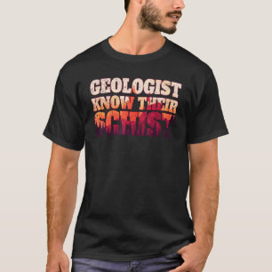 Geologe kennen ihre Schist Quote Landschaft Aesth T-Shirt