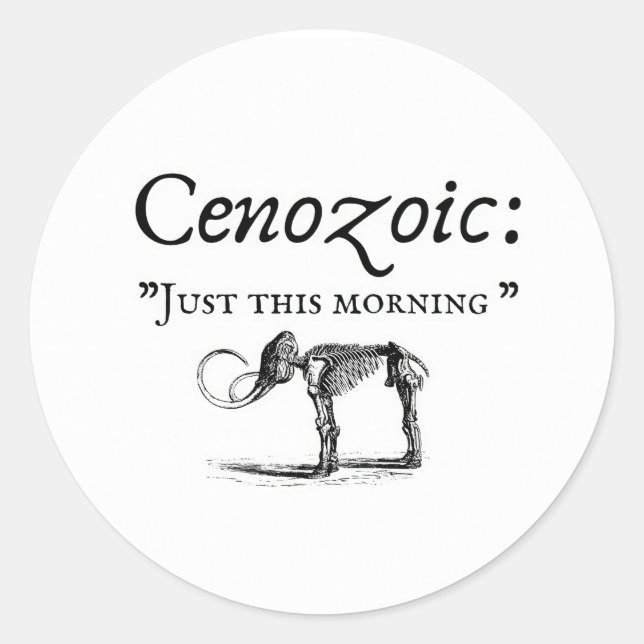 Geologe Runder Aufkleber (Vorderseite)