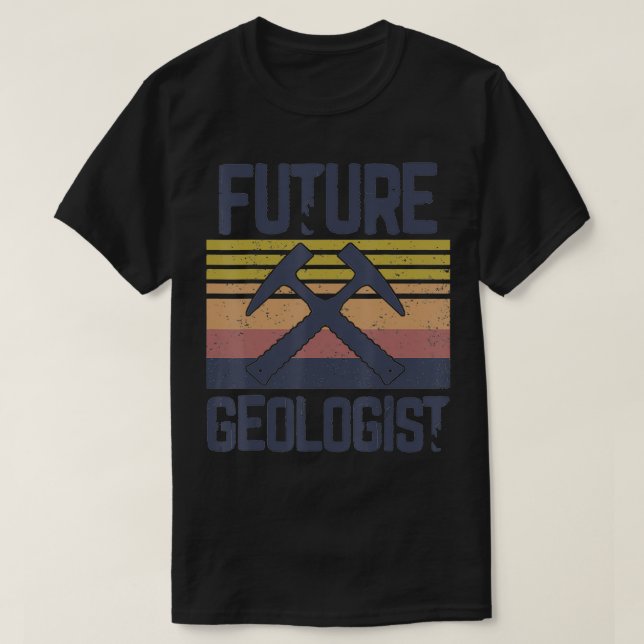 Geologe Shirts Geologie Zukunft Geologe sh (Design vorne)