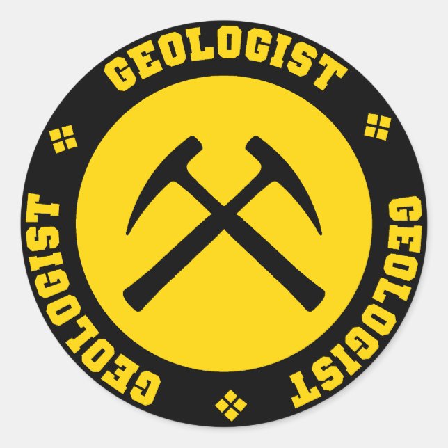 Geologe Sticker (Vorderseite)