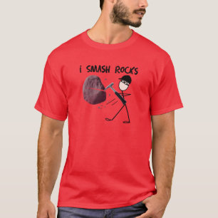 Geologe Stickman, ", das ich Zertrümmern schaukel T-Shirt