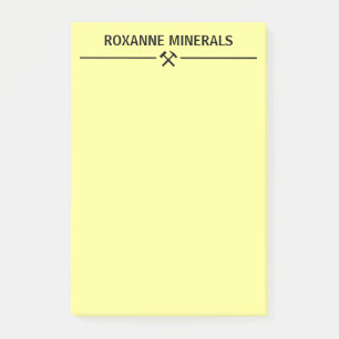 Geologen-Brauch Post-it Klebezettel