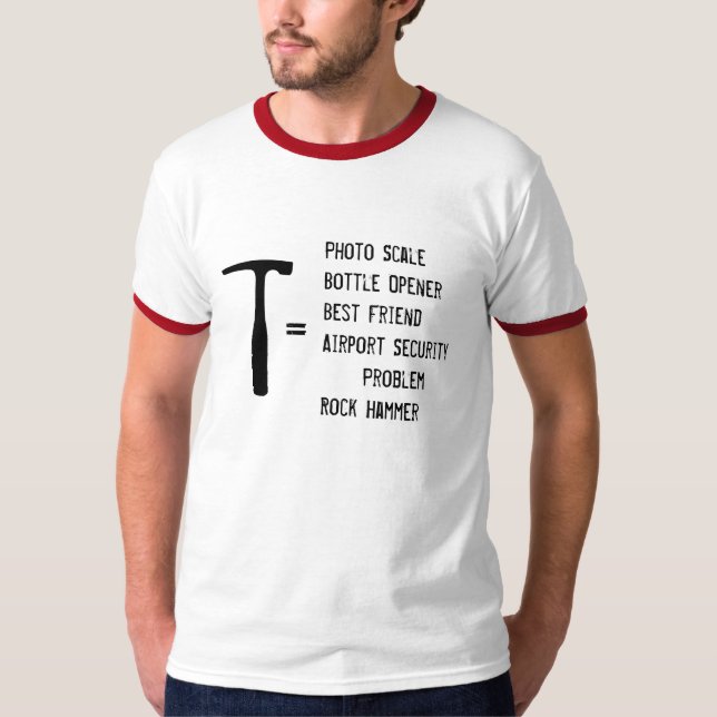 Geologen rechts T-Shirt (Vorderseite)