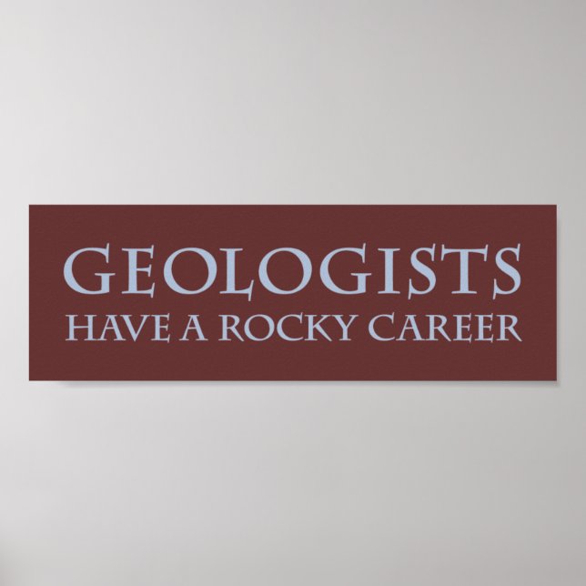 Geologen: Rocky Career Poster (Vorne)