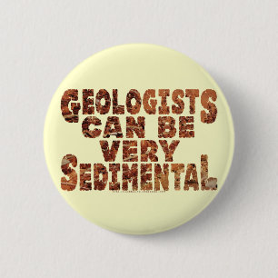 Geologen von "Sedimental" Button