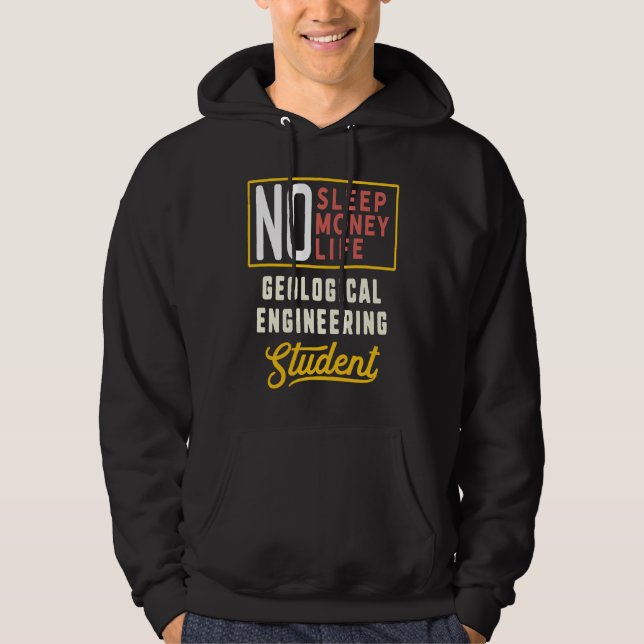 Geological Engineering Major Studen Graduation Hoodie (Vorderseite)
