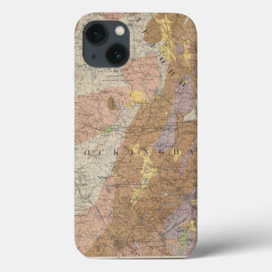 Geological Map of New Hampshire 4 Case-Mate iPhone Hülle