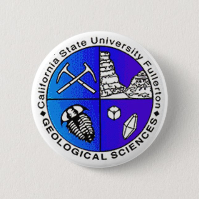 Geologie-Abteilungs-Logo Button (Vorderseite)