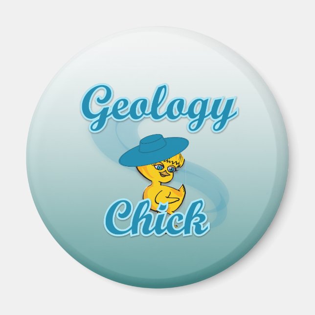 Geologie Chick #3 Magnet (Vorne)