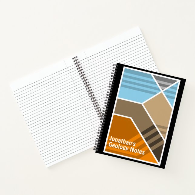 Geologie der abstrakten Subduktionszone Notizbuch (Innenseite)