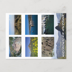 Geologie der Postkarte des Zyprioten