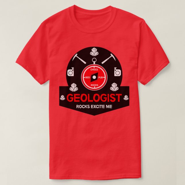 Geologie des Öl- und Gasgeologen gibt Rocks-Ingeni T-Shirt (Design vorne)