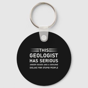 Geologie Erdwissenschaft Lustiges Geologe T-Shirt_ Schlüsselanhänger