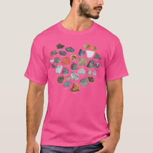 Geologie Erze Mineralien Edelsteine und Kristalle T-Shirt