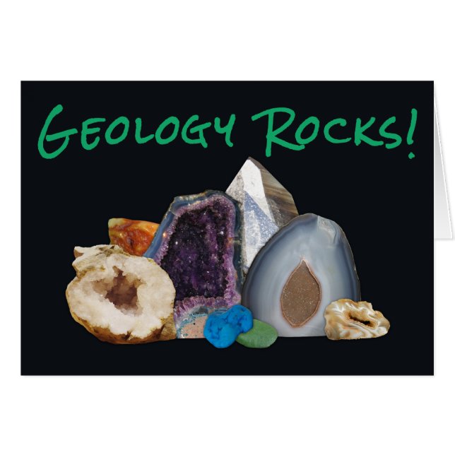 Geologie-Felsen! Karte (Vorderseite (Horizontal))