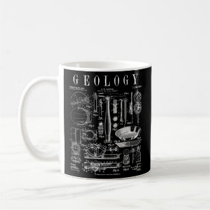 Geologie Geologisches Feldkit Tools Patent Print Kaffeetasse