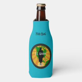 Geologie-Graduate-Abzeichen (weiblich) Flaschenkühler