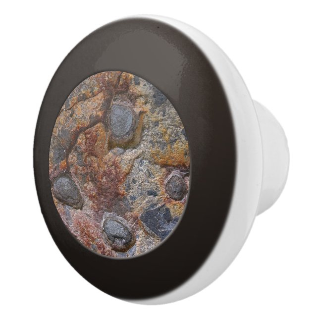 Geologie Grungy Sedemantary Felsen-Beschaffenheit Keramikknauf (Rechts)