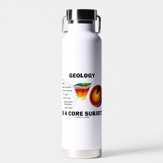 Geologie ist ein Kernfach der Erdkunde Trinkflasche