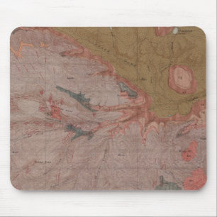Geologie-Karte, Yellowstone National Part, Wyoming Mousepad