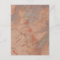 Geologie-Karte, Yellowstone National Part, Wyoming