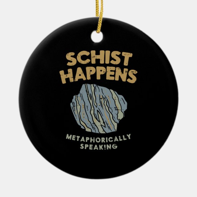 Geologie Keramik Ornament (Vorne)