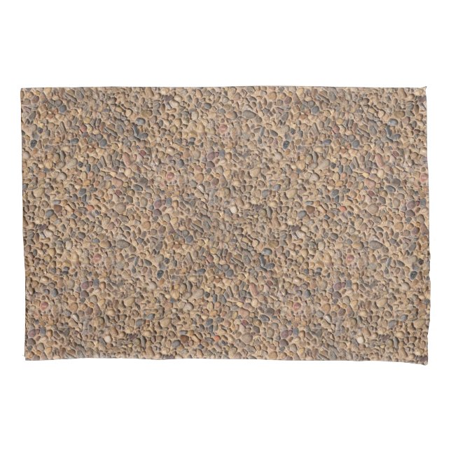 Geologie-Kieselsteine-Foto Kissenbezug (Vorderseite)